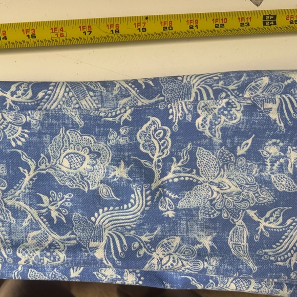 J MCLAUGHLIN NEWPORT CAPRI PANT S HAWAIIAN PRINT TROPICAL CATALINA CLOTH Sz 4 - Picture 12 of 13